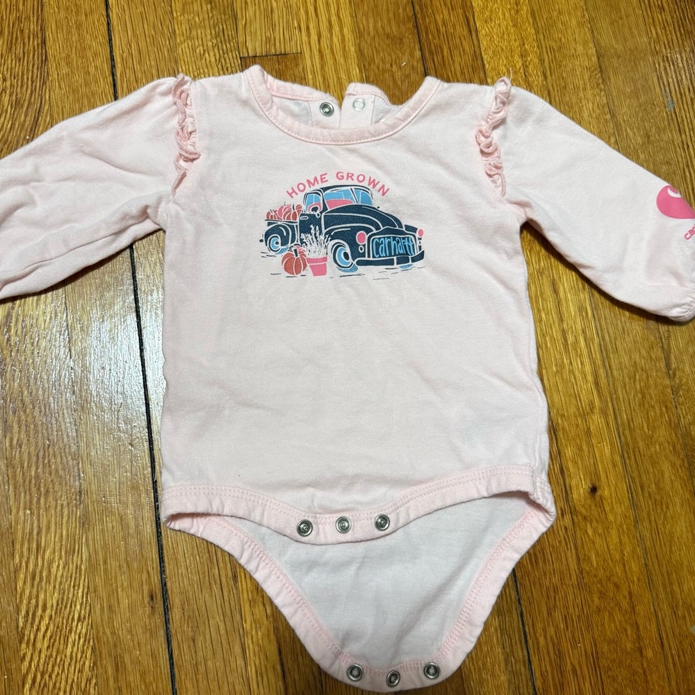 Pink Carhartt Onesie